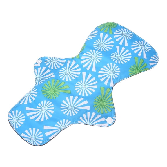 Bamboo Charcoal Fiber Reusable Sanitary Napkins, Menstrual Pads, Bamboo Charcoal Fiber Washable Menstrual Pads L33cm Washable And Recyclable, Super Soft Fabric