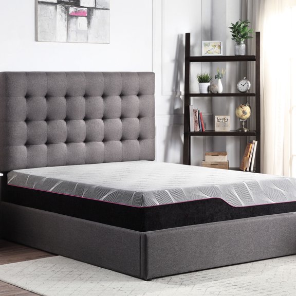 Bamboo Charcoal Knit Cover Mattress / Pressure Relief for Back Sleepers / Temperature Regulation