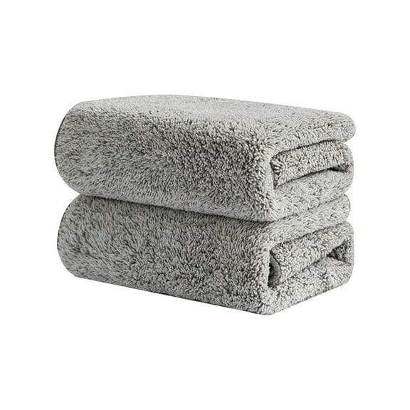 Bamboo Charcoal Microfiber Dish Cloths, Super Absorbent Fast Drying Kitchen Towels, Reusable Cleaning Rags for Dishes, Windows, Car, Multipurpose Household Cleaning Cloths, 2 Pack