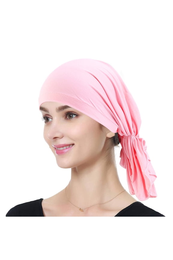 Bamboo Chemo Headscarf, for Hair Loss and Chemo,Soft and Breathable Chemo Head wear, Tied Bamboo Bandana for Hair Lossc ,Outdoor Essential Cap,Wraps Scarf for Sleeping