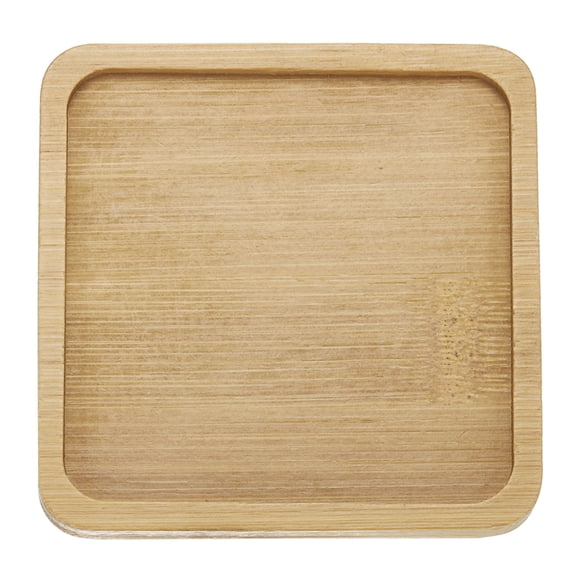 Bamboo Coaster Natural Wooden Drink Coasters for DIY Handmade Material Base Mosaic Production Square 3.5inch