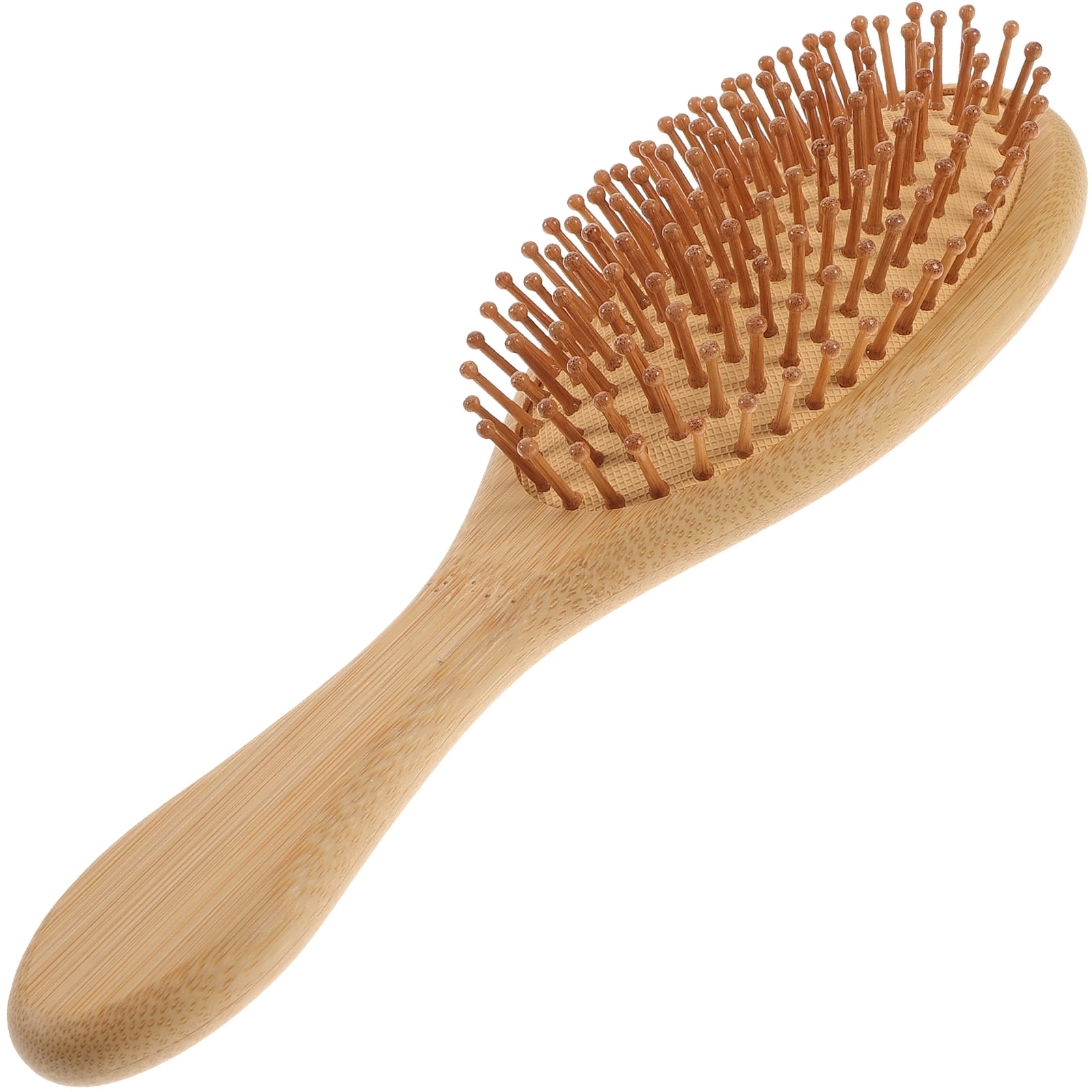 Bamboo Comb And Brush, Natural Bamboo AntiStatic Wooden Bristles