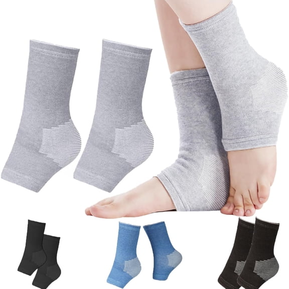 Bamboo Compression Foot Sleeves, Toeless Breathable Warm Socks for Women, Lightweight Cushioned Daily Wear, Multi Color Optional, 1 Piece