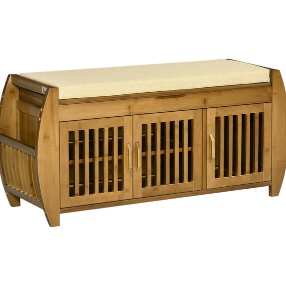 Bamboo Construction - Hidden Compartment and Cabinet Storage - Entry Spaces - Solid Structure for Daily Use