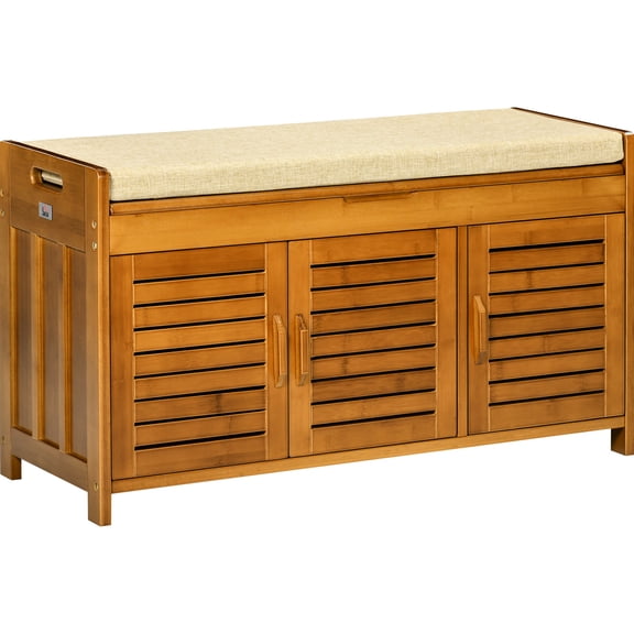 Bamboo Construction - Hidden Compartment for Small Items - Bedroom, Hall - Sturdy and Durable