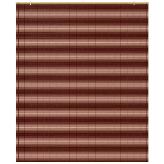 Red Lantern Bamboo Cordless Window Shade - Mahogany 60" W