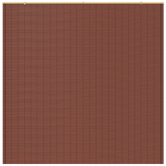 Red Lantern Bamboo Cordless Window Shade - Mahogany 72" W