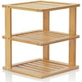 Bamboo Corner Shelf 3 Tier 10 x 10 inch and 11.5 inches high. Kitchen