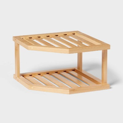 Bamboo Corner Shelf