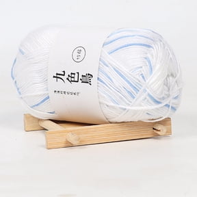 Bamboo Cotton Baby Yarn Soft Breathable Wool Crochet Thread For Children Diy Knitting Craft 50G Per Skein Natural Fiber Blend For Hats Blankets