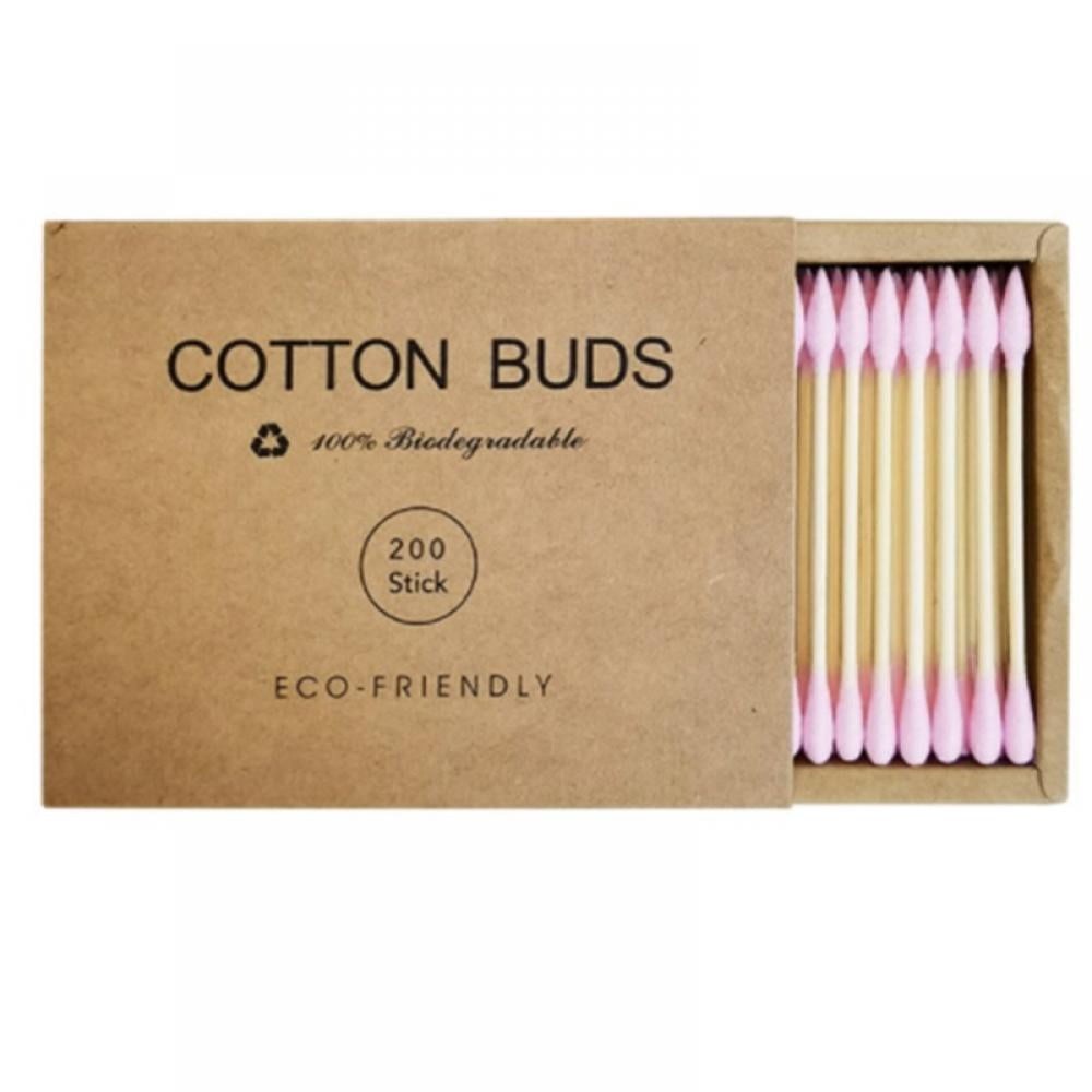 100~1000x Bamboo Cotton Buds – Eco Friendly Vegan Organic Natural Wood Sticks