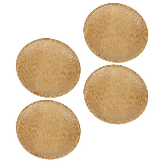 Bamboo Creative Small Plate Side Dish Serving Appetizers Tableware Dipping Bowls Mini Seasoning