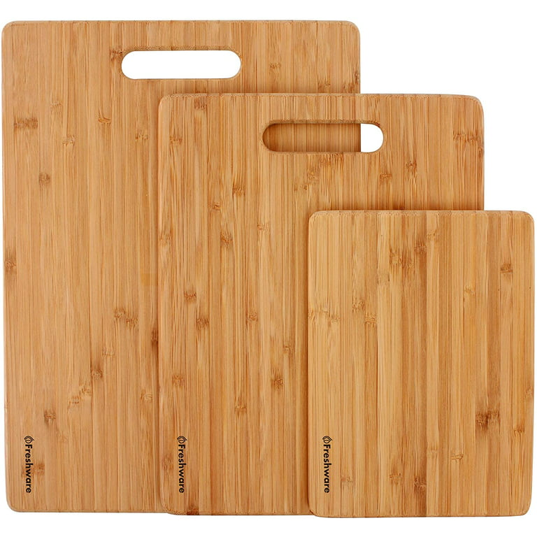 Cibeat Wood Cutting Board 16.5 x 7.9 Kitchen Chopping Board with Handle  for Cheese Meat Bread Vegetables Fruits 