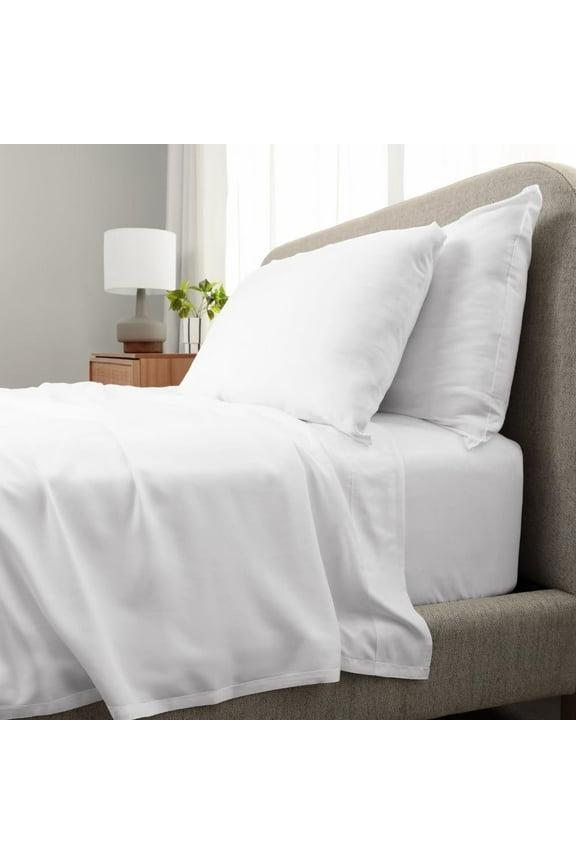 Bamboo-Derived Viscose Sheet Set, Premium Soft Bedding Collection