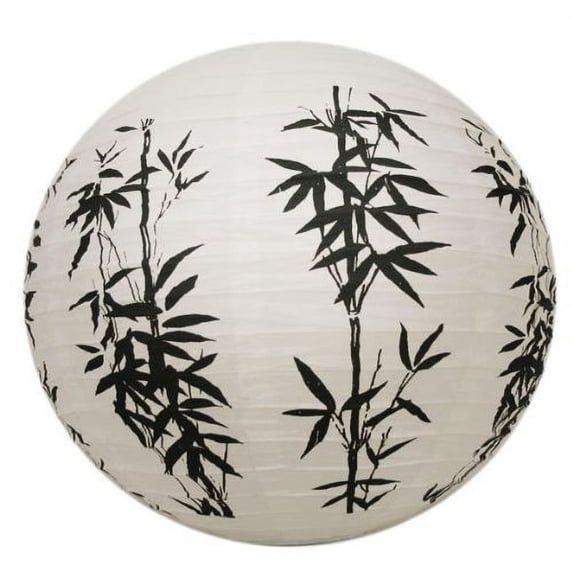 Bamboo Design Round Paper Lantern LAN015
