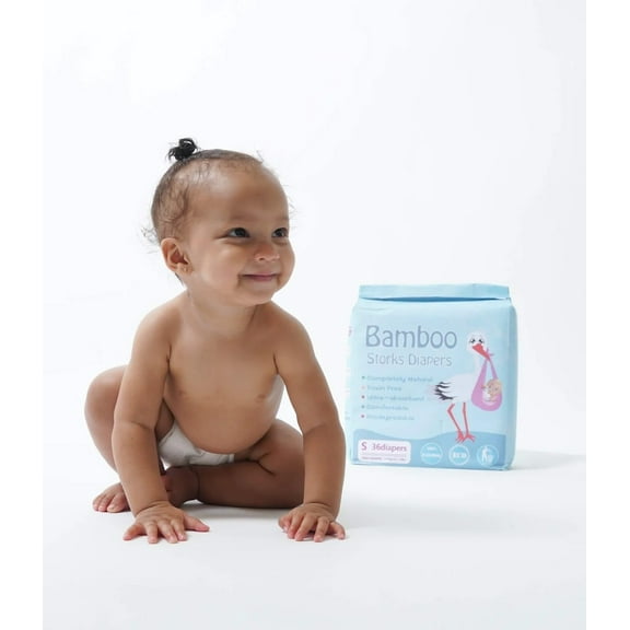 Bamboo Large Disposable Baby Diapers