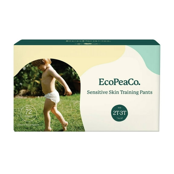 Bamboo Disposable Diapers - Made with Organic Bamboo and Viscose - Size 2T-3T - 72ct