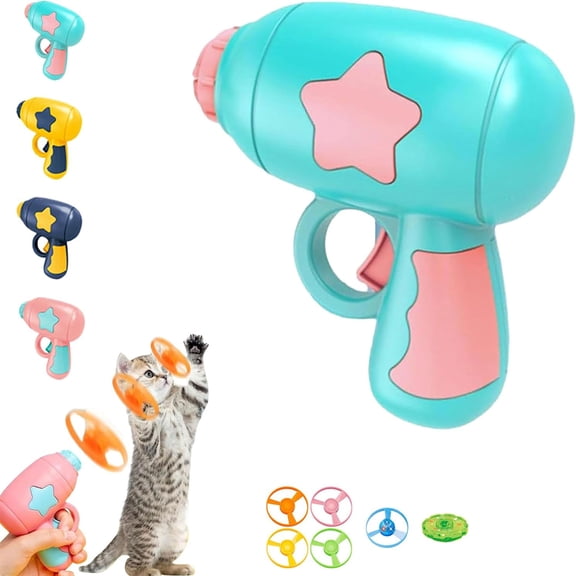 Bamboo Dragonfly Launcher Toy, Flying Disc Catapult with Spinning Propeller, Interactive Outdoor Play Toy for Pets and Everyday Use