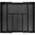 Bamboo Drawer Organizer, Expandable Silverware Drawer Organizer and
