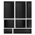 Bamboo Drawer Organizer Set 8 PCS Multi-Use Drawer Storage Boxes Junk ...