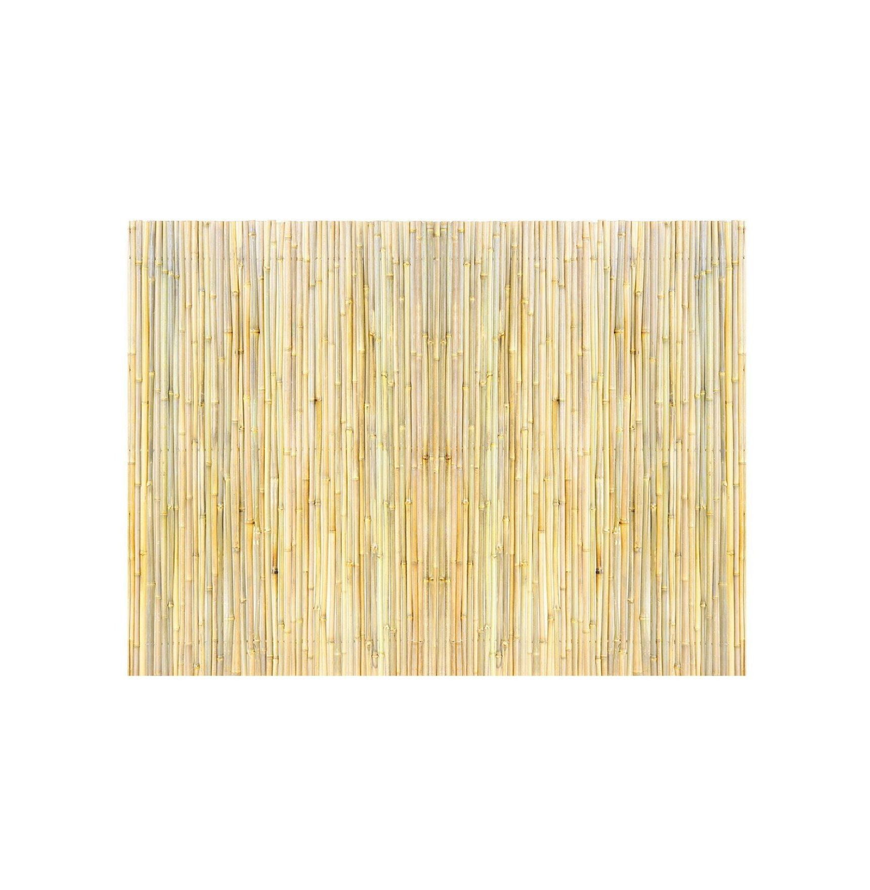 Bamboo Fence 4ft x 6ft Rolled Natural Bamboo Screening for Privacy - Outdoor Garden Fence Roll - Patio Deck Decorative Bamboo Wall Panel