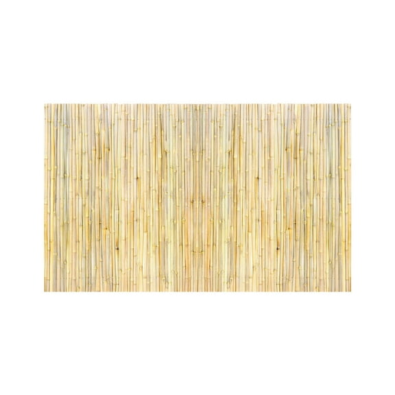 Bamboo Fence 4ft x 8ft, Natural Rolled Bamboo Privacy Screen