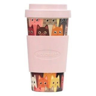 Les Chats Cafe Yo - Bamboo Reusable Cup - Gray