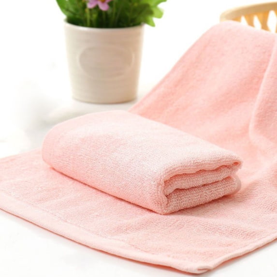 Bamboo Fiber Face Wash Towel - Super Soft Absorbent Makeup Remover Cloth, Quick-Drying & Hypoallergenic, Set of 2