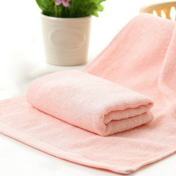 Bamboo Fiber Face Wash Towel - Super Soft Absorbent Makeup Remover Cloth, Quick-Drying & Hypoallergenic, Set of 2
