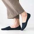thumbnail image 1 of Bamboo Fiber No-Slip Invisible Socks for Women - Seamless Ankle Socks for Sneakers Daily Wear (Breathable & Anti-Slide) Under 5$, Yubnlvae Large Size Foreign Trade Rubber Cotton Socks , Navy, S, 1 of 5