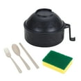 thumbnail image 1 of Bamboo Fiber Ramen Bowl Set – 6-Piece Microwaveable Noodle Cookware with Utensils and Sponge, Fiber Ramen Bowl Quick Ramen Noodles For College Dorm Room, 1 of 6