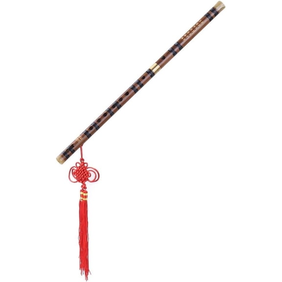 Bamboo Flute, C/D/E/F/G Key Bitter Bamboo Flute Chinese Flute Dizi Musical Instrument Pluggable Traditional Handmade Woodwind