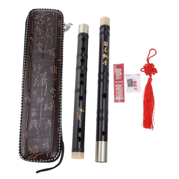 Bamboo Flute Woodwind HandMade Beginner's Introductory Performance Musical Instruments(D Key )