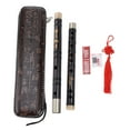 thumbnail image 1 of Bamboo Flute Woodwind HandMade Beginner's Introductory Performance Musical Instruments(F Key ), 1 of 8