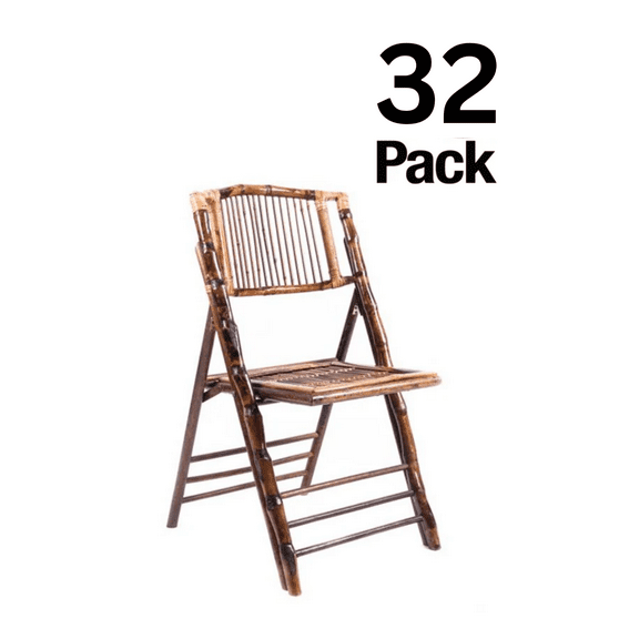 Bamboo Folding Chair by Chivari - Set of 32 by Chivari