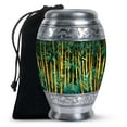 thumbnail image 1 of Bamboo Forest Cremation Urns For Human Ashes, 10inch Large Urns For Human Ashes, Decorative Urn, Memorial Urn, Funeral Ashes For Women, Urn For Mom, Urns For Human Ashes Adult Male, 1 of 1