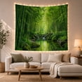 thumbnail image 1 of Bamboo Forest Numerous with Tall Slender Stalks Stand, Mystical Fantasy for Space Lovers, Galaxy Room Decor, Housewarming Gift, Tapestry Wall Hanging for Bedroom and Dorm, 1 of 7