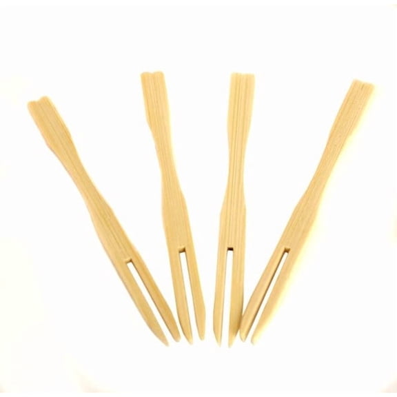 Bamboo Fork Pick - 100 pack