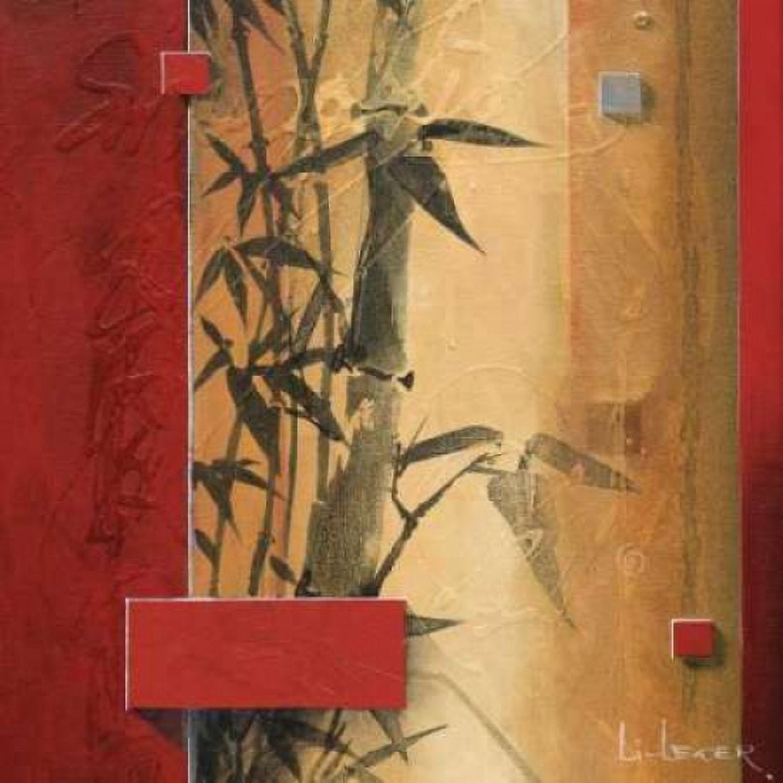 Bamboo Garden Canvas Art - Don Li-Leger (24 x 24)