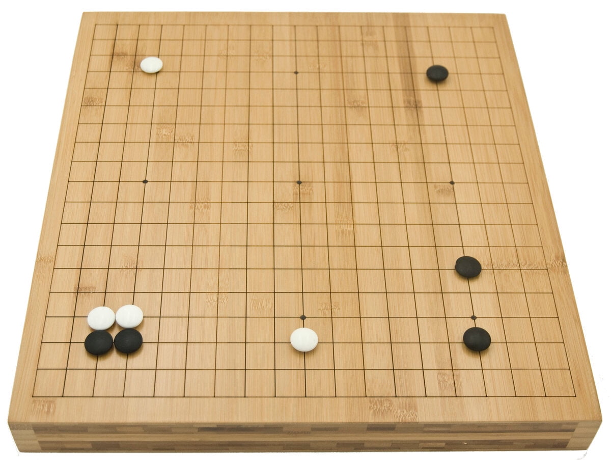 Large Go Board Bamboo Go Board with Etched Lines (470 x 440 x 50mm) - Walmart.com