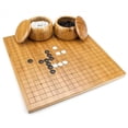 thumbnail image 1 of Bamboo Go Set with Reversible Board, Bowls & Stones, 1 of 1