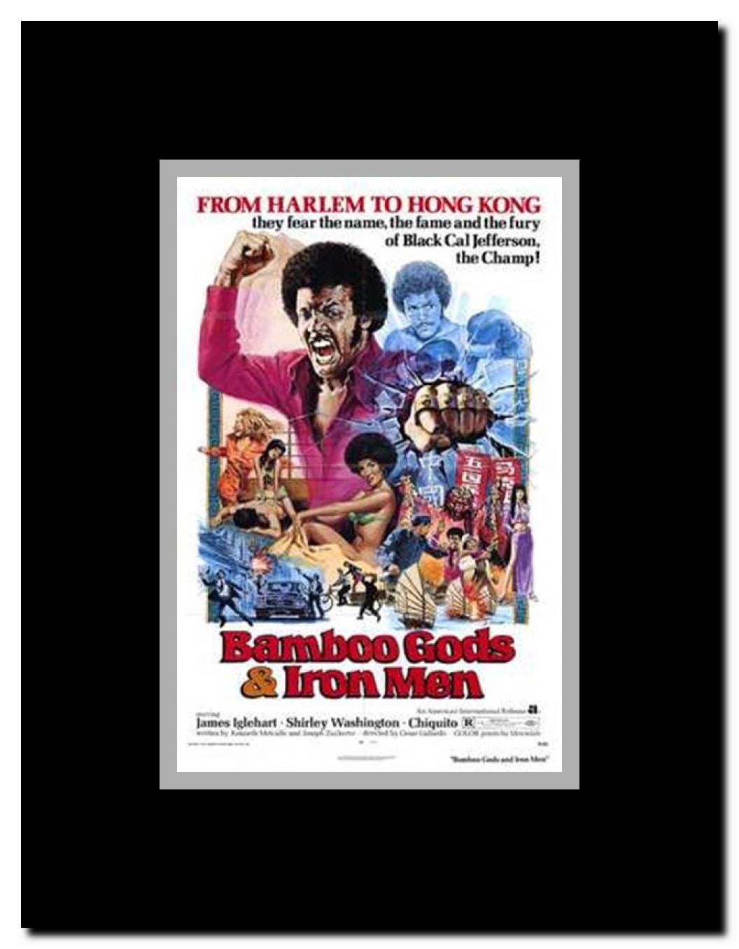 Bamboo Gods and Iron Men Framed Movie Poster