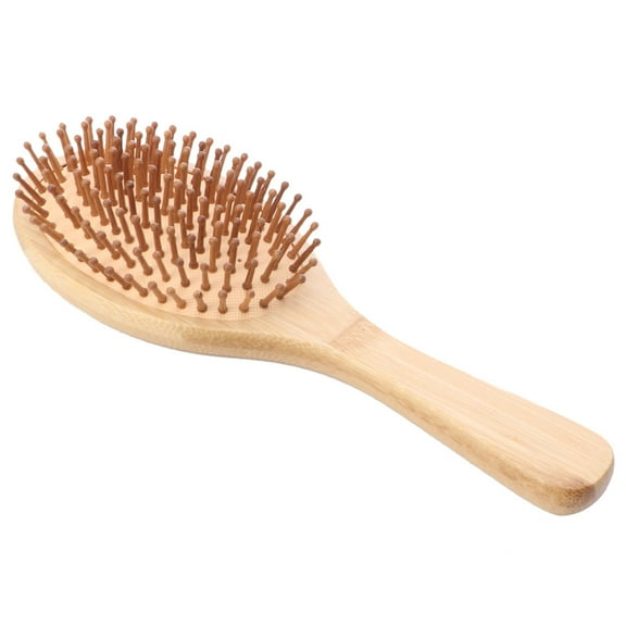 Bamboo Hair Brush Anti-static Detangler Brush Massage Comb for Women Men Kids