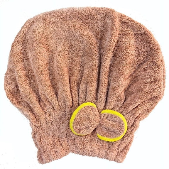 Bamboo Hair Towel Wrap Microfiber Hair Drying Shower Turban with Bowknot Absorbent Quick Dry Hair Towels for Women Anti Frizz Women's Shower Cap