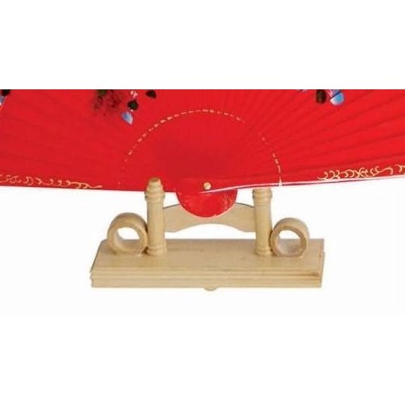 "Bamboo Hand Fan Stand For 13"" Or 9"" Fans (FAN NOT INCLUDED)"