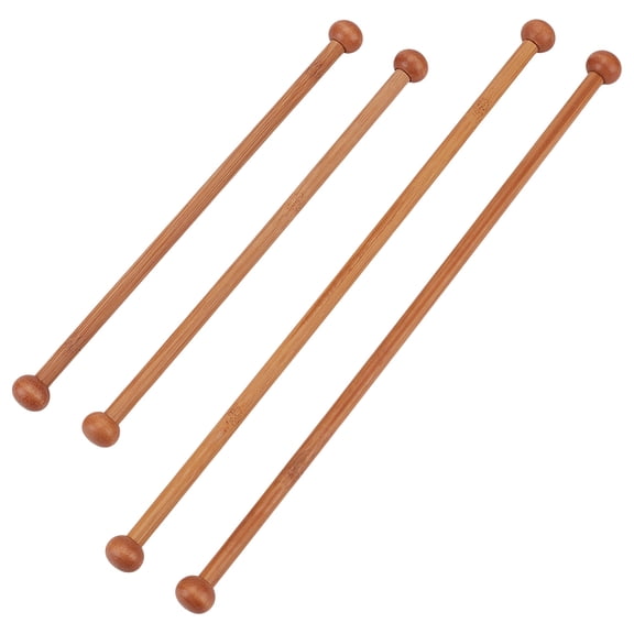 Bamboo Hanging Rod for Weaving Accessories Tapestry Accessories Camel 307x8mm 4pcs/set