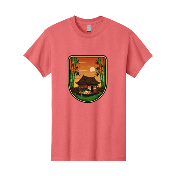 Bamboo-House Mens Graphic Tee, 100% Cotton, Casual Summer Wear BAA147