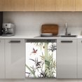 thumbnail image 1 of Bamboo Ink Painting Dishwasher Magnet Cover Decorative Sticker for Home Cabinet Kitchen 23" x26", 1 of 5