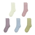 thumbnail image 1 of Bamboo Kids Sock 5 Pairs, Soft Breathable Moisture Wicking Ribbed Boot Crew Boys Girls Socks (Assorted, Medium), 1 of 5