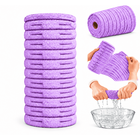 Outner F Bamboo Kitchen Towels, Reusable Tear-Off Cleaning Roll,20pack / Roll ...